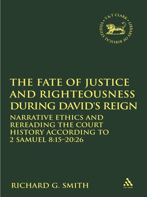 cover image of The Fate of Justice and Righteousness during David's Reign